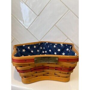 Longaberger Basket Christmas Collection 2001 Edition - Shining Star + liners